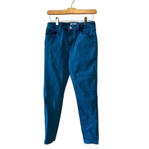 Pistola Skinny Colored Denim Jeans Peacock Blue 27